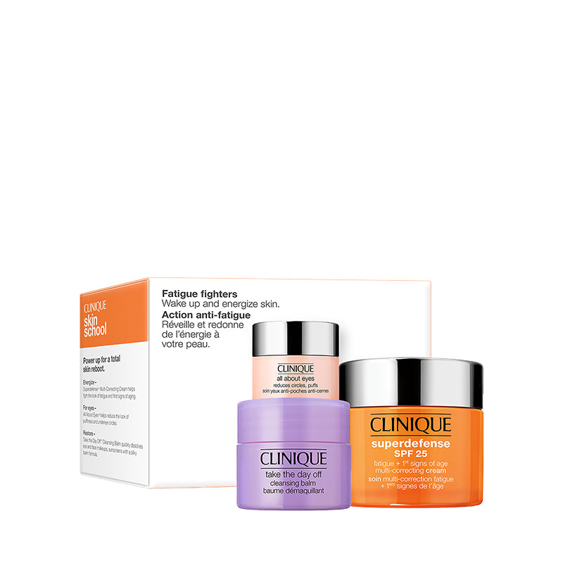 Clinique Fatigue Fighters Set קליניק מארז סופרדיפנס-GLAM42