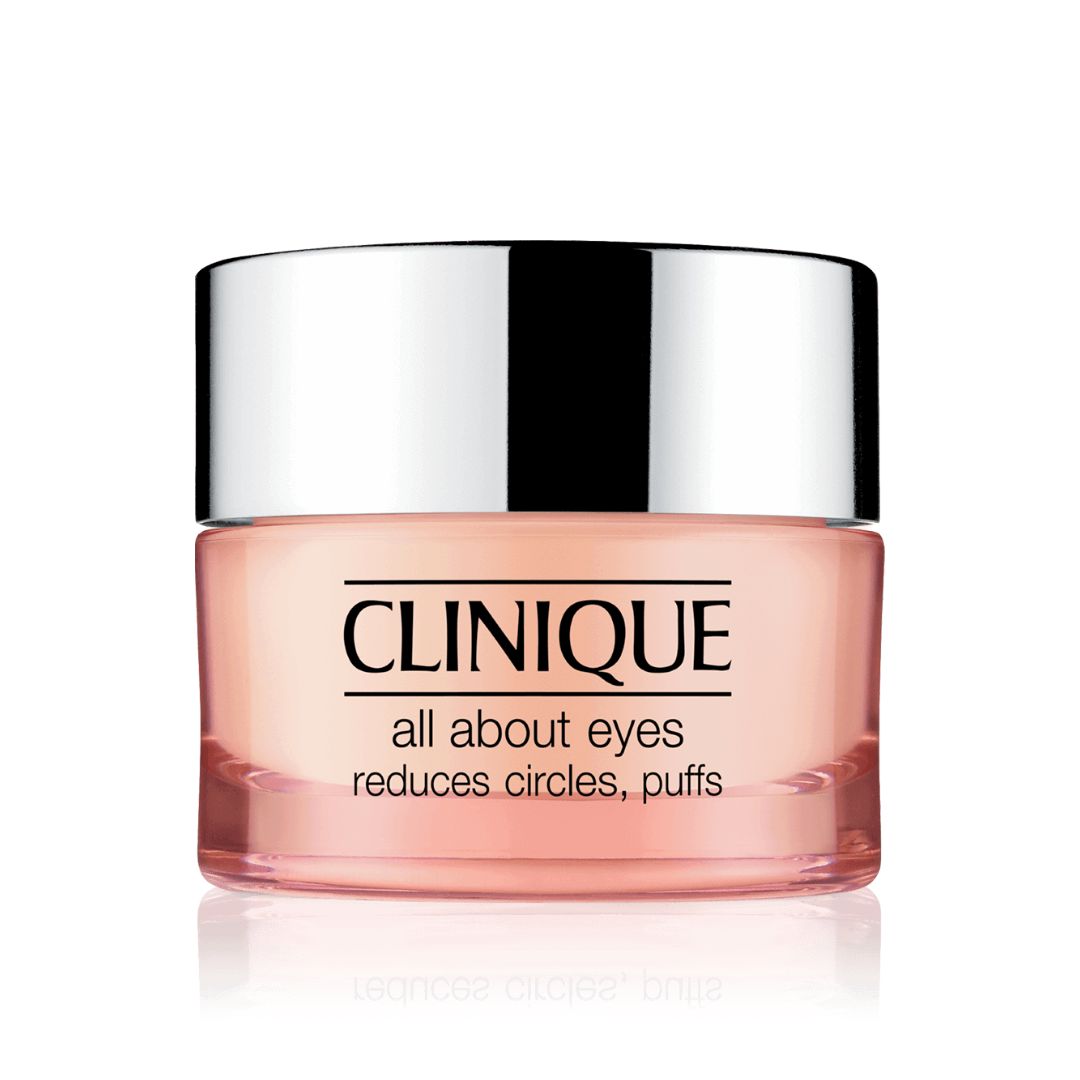 Clinique All About Eyes Cream-Gel 30ml קליניק קרם ג'ל עיניים עשיר המטשטש עיגולים שחורים ונפיחות-GLAM42