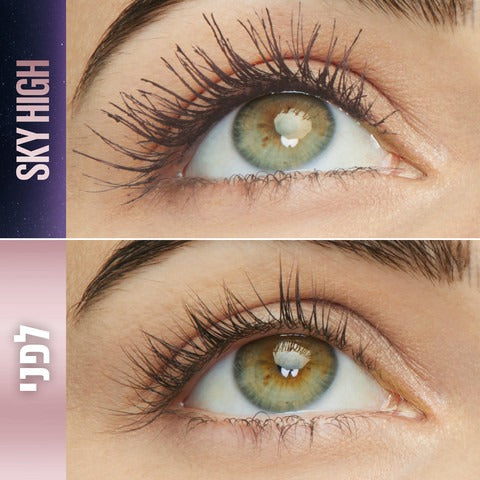 Maybelline Sky High Brown Mascara מייבלין מסקרה בגוון חום-GLAM42