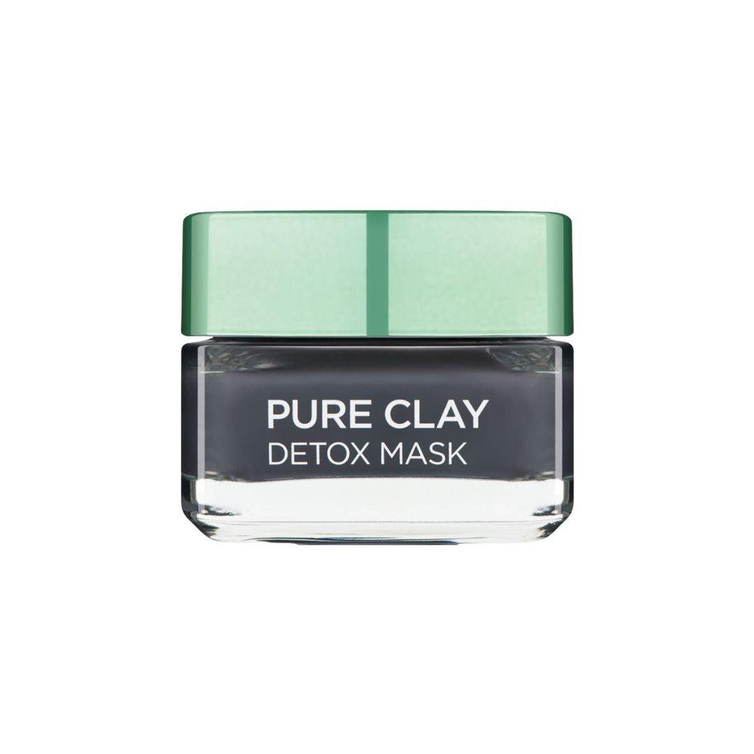 L'Oreal Paris Pure Clay Detox Mask לוריאל מסיכת חימר עם גרגירים-GLAM42