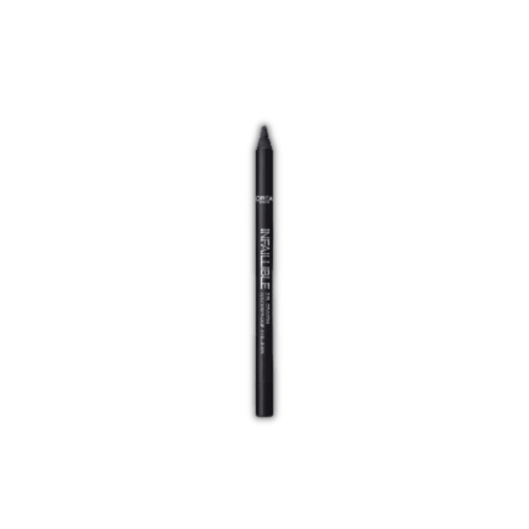 L'Oreal Paris Infaillible Eyeliner Black לוריאל עפרון עיניים עמיד שחור 01-GLAM42