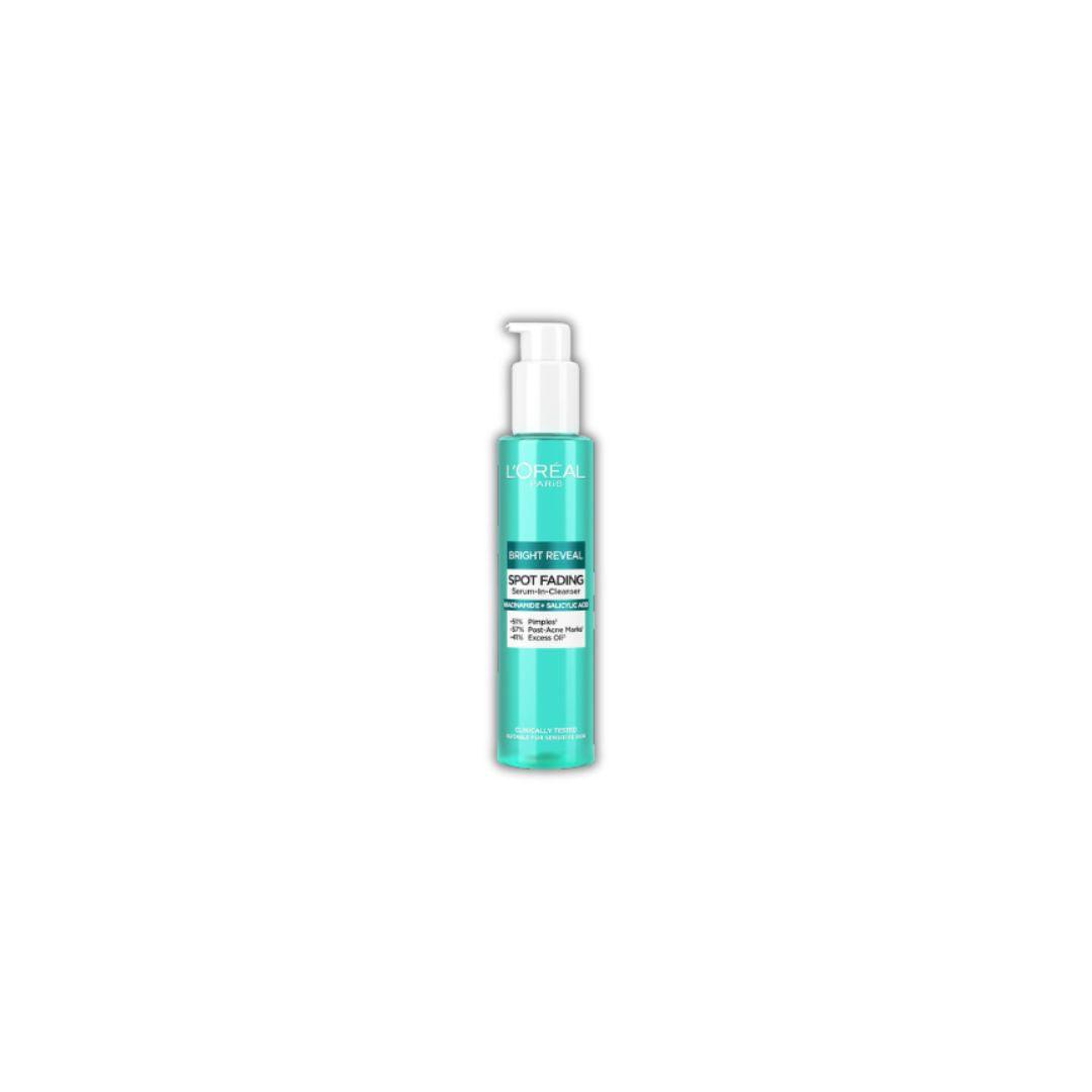 Loreal Paris Bright Reveal Spot Fading Serum In Cleanser 150ml לוריאל פריז ג'ל ניקוי ניאצינאמיד-GLAM42