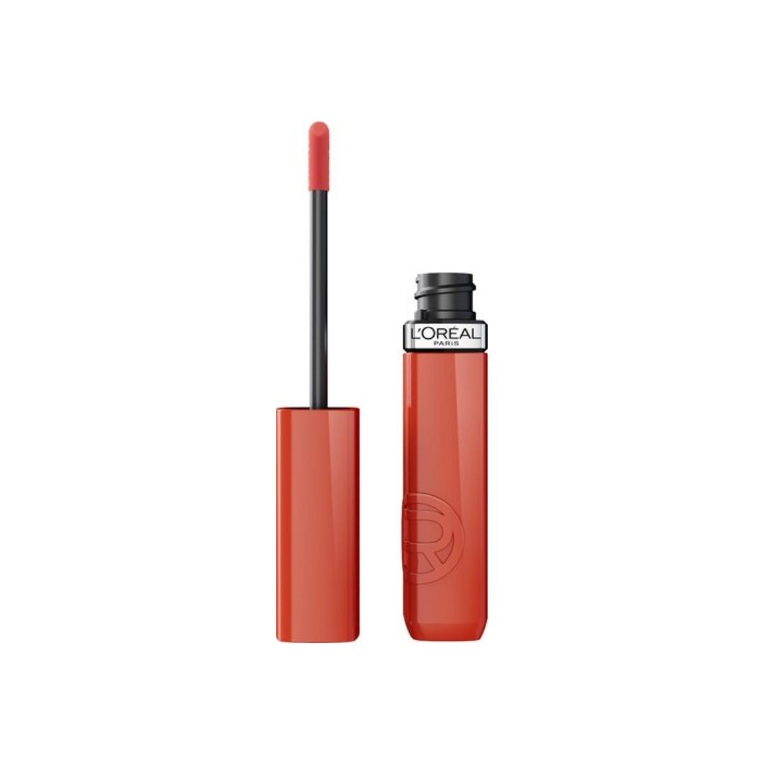 L'Oréal Paris Laque Resistance Liquid Lipstick 4.3ML | לוריאל פריז שפתון נוזלי בגימור מבריק 4.3 מ"ל-GLAM42