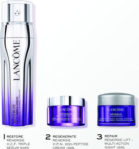 Lancome Renergie H.c.f. Triple Serum 50ml Set מארז לנקום רנרגי מארז חגיגי במהדורה מוגבלת-GLAM42