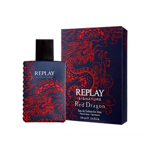 Replay - Signature Red Dragon EDT For Men 100ML-GLAM42