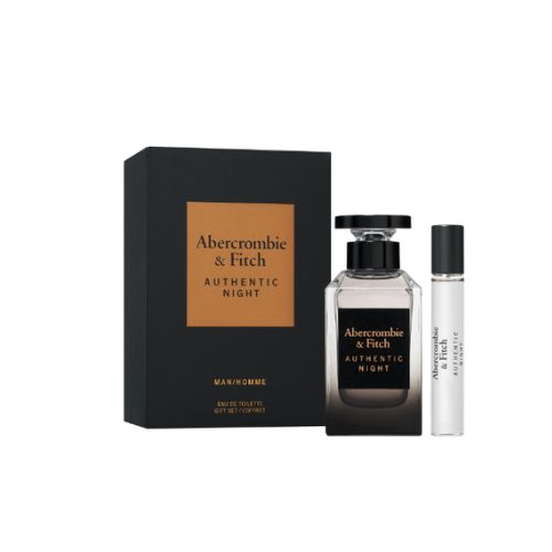 Abercrombie & Fitch - Authentic Night 2PCS EDT For Men 100ML + Mini 15ML-GLAM42