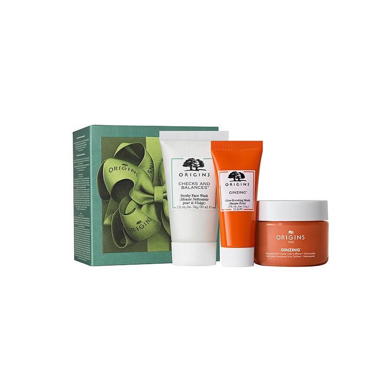 Origins Gift to Treat Set מארז טיפוח מפנק לעור זוהר-GLAM42