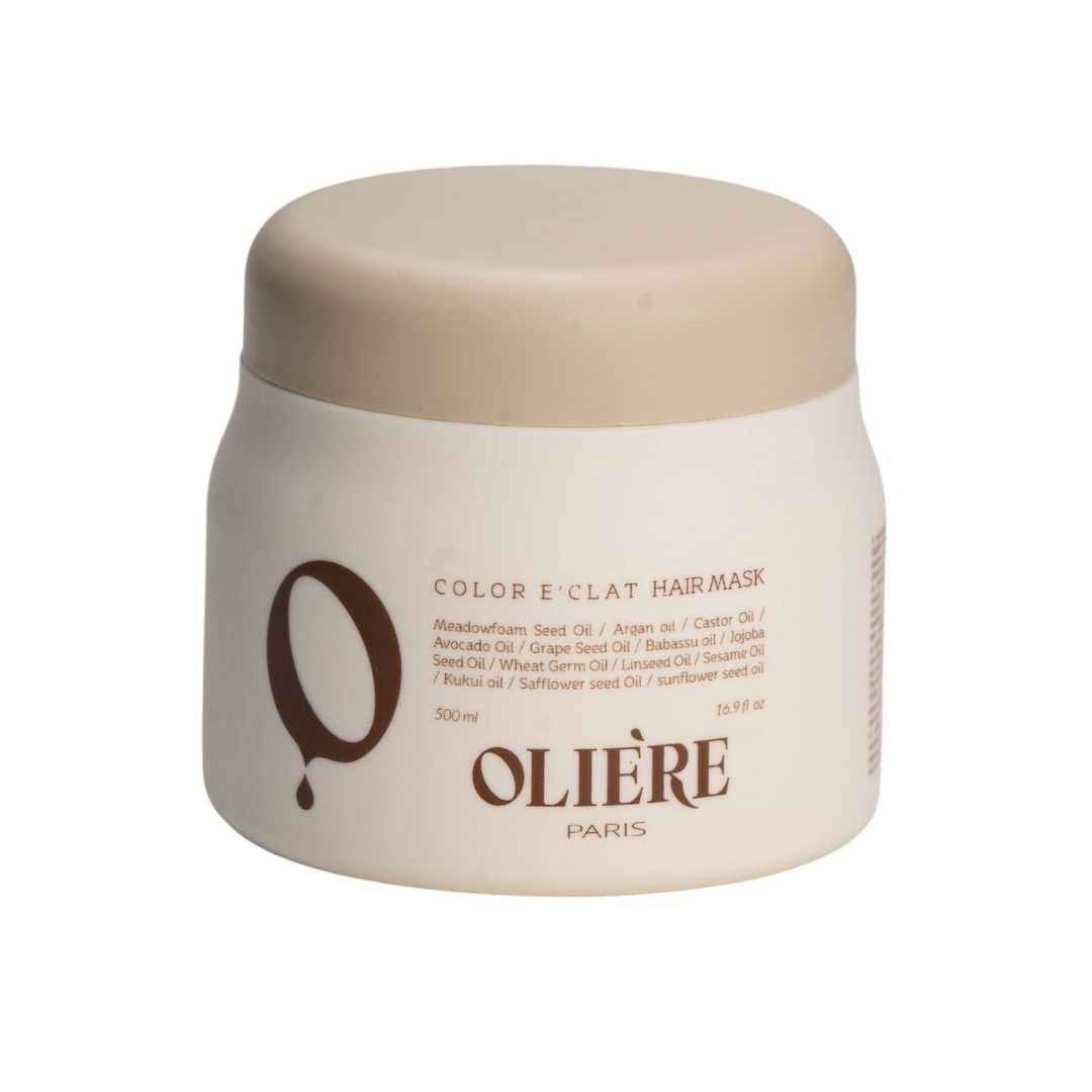 Oliere Paris Nourishing Hair Mask 500ML | אולייר מסכת הזנה לשיער צבוע או פגום 500 מ"ל-GLAM42