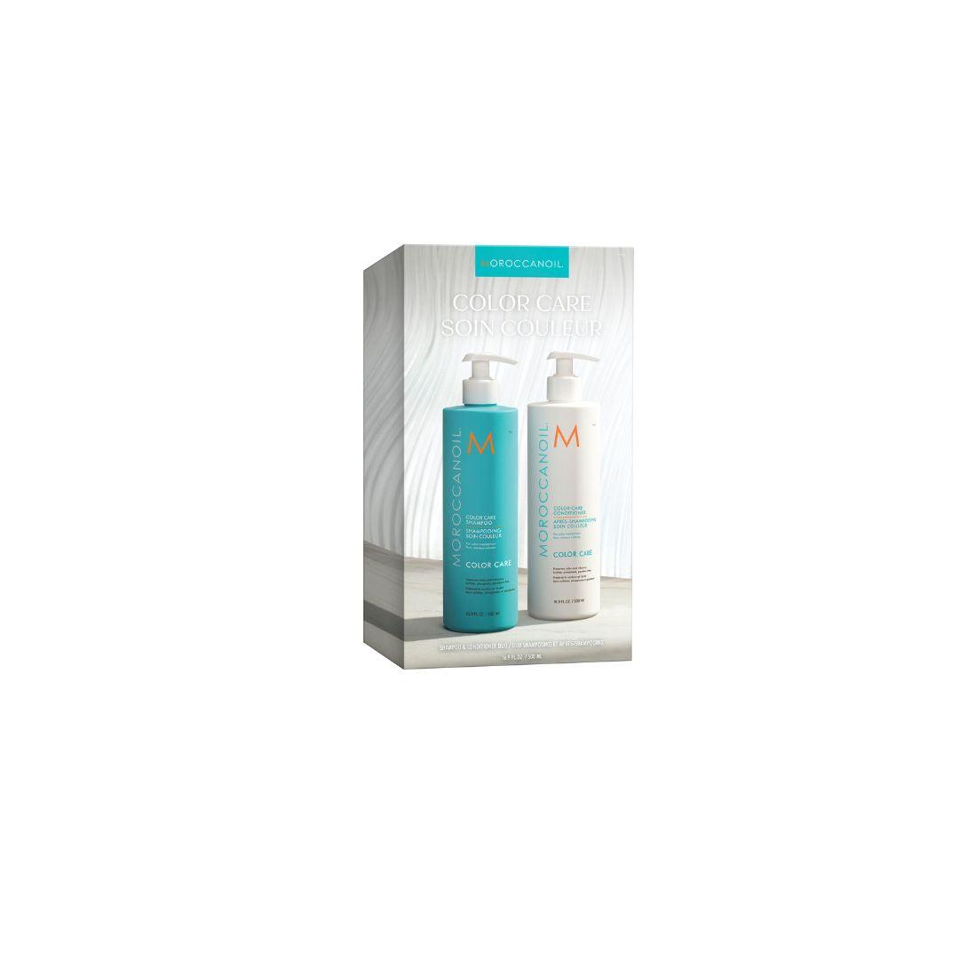 Moroccanoil 500ml Duo Shampoo and Conditioner Color Care מרוקן אויל מארז שמפו ומרכך לשיער צבוע-GLAM42