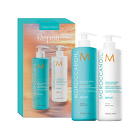 Moroccanoil Shampoo And Conditioner 500ml Repair מרוקן אויל מארז שמפו ומרכך לשיקום השיער-GLAM42