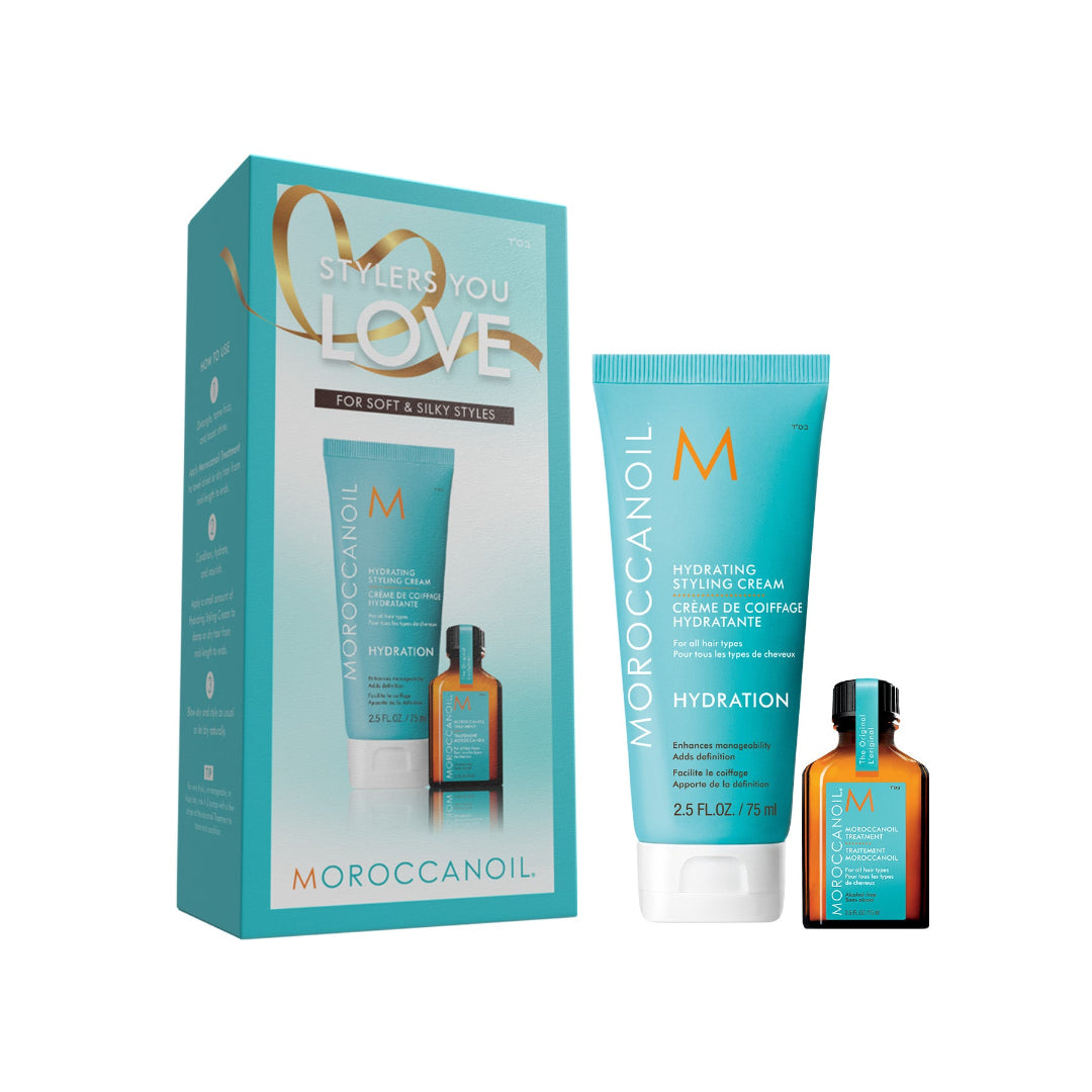 Moroccanoil Stylers You Love For Soft & Silky Styles מרוקן אויל מארז עיצוב מושלם להענקת לחות וגמישות-GLAM42
