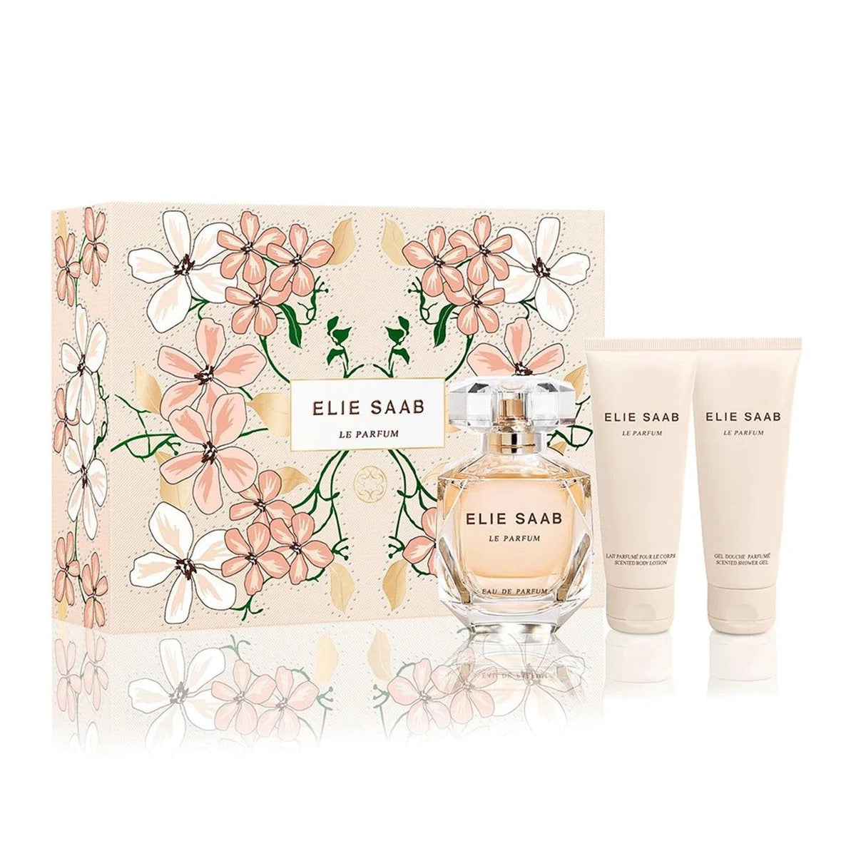Elie Saab Le Parfum Set For Woman Edp 90Ml & Shower Gel 75Ml אלי סאאב לה פרפיום מארז לאישה אדפ-GLAM42