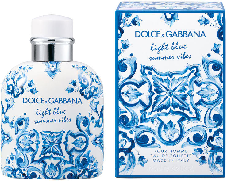 Dolce Gabbana Light Blue Summer Vibes Edt 125Ml  בושם דולצ'ה גבאנה לגבר אדט - GLAM42