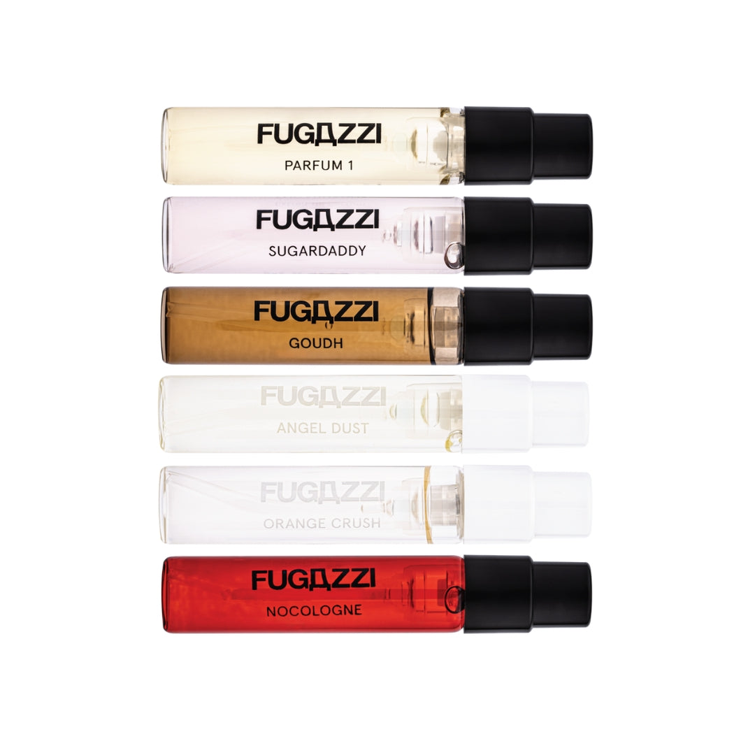 Fugazzi Bestseller Set - 6 x 2ml  פוגאזי סט בשמים דיסקברי מיני