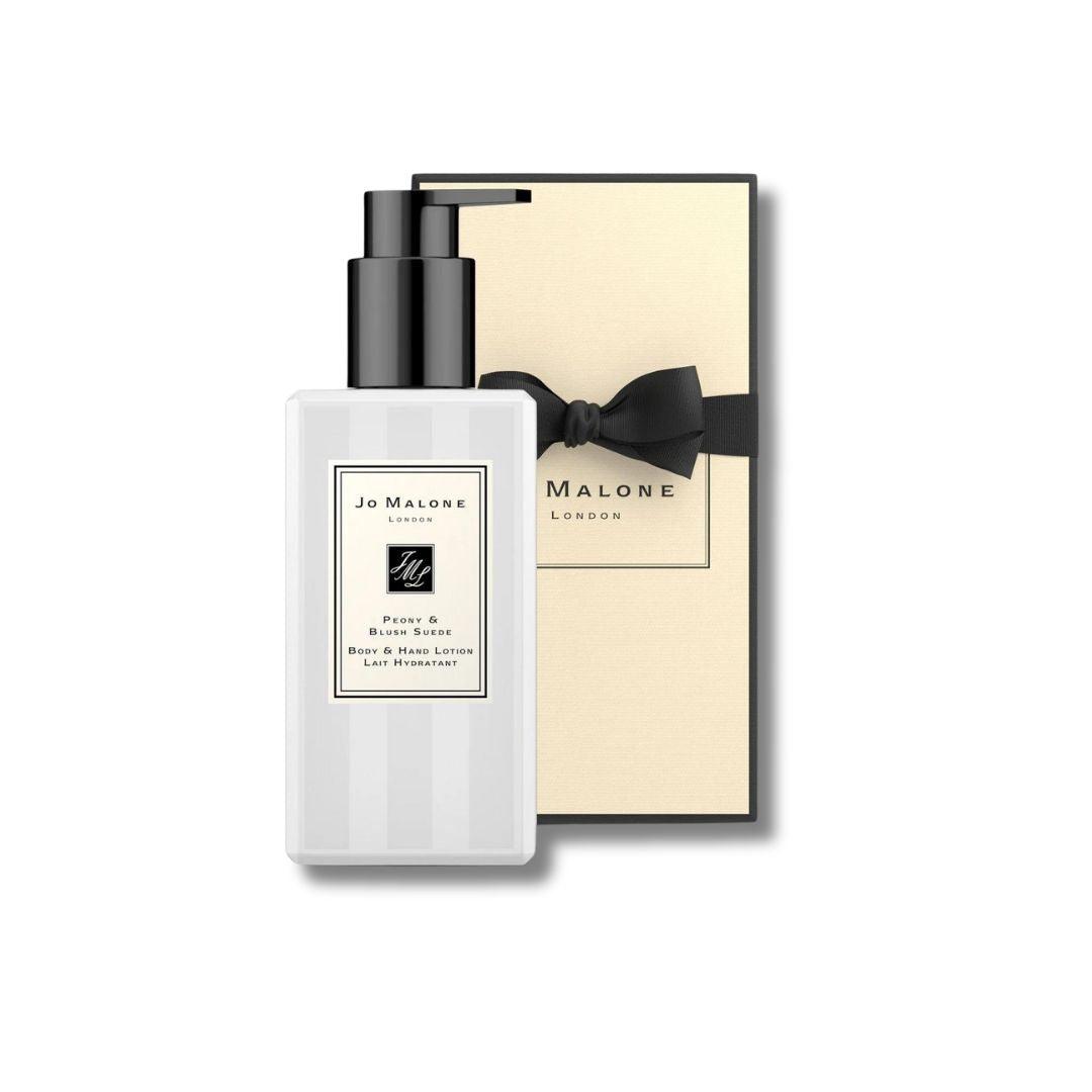 Jo Malone Peony & Blush Suede Body & Hand Lotion 250ml ג'ו מלון תחליב גוף וידיים בניחוח אדמונית וזמש-GLAM42