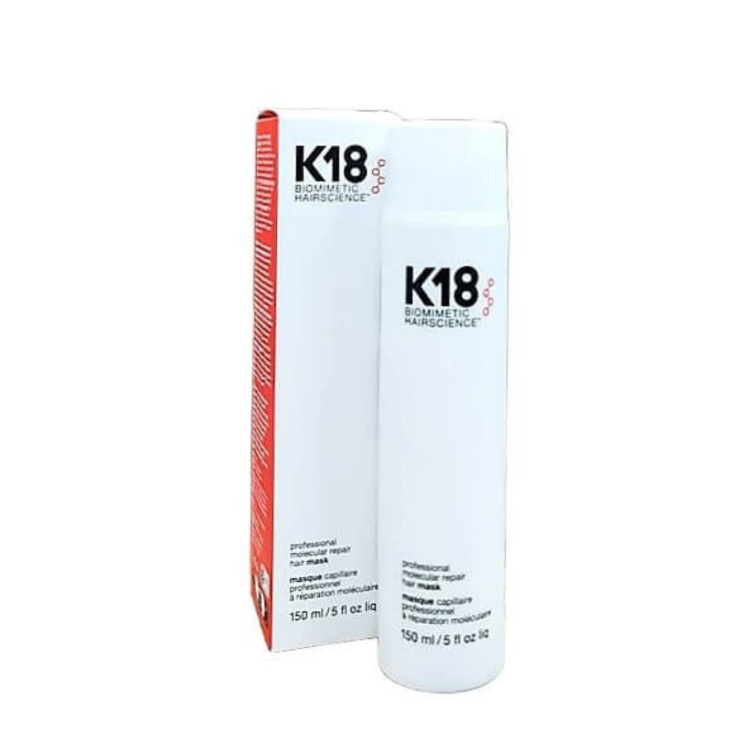 K18 מסכה לתיקון ושיקום מולקולרי של השיער ללא שטיפה 150ml-GLAM42