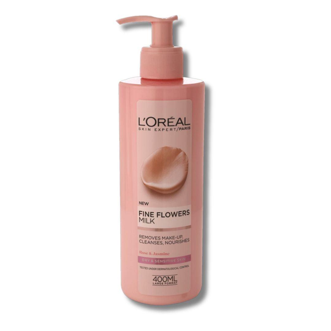 Loreal Paris Rare Flowers לוריאל חלב פנים לעור רגיש-GLAM42