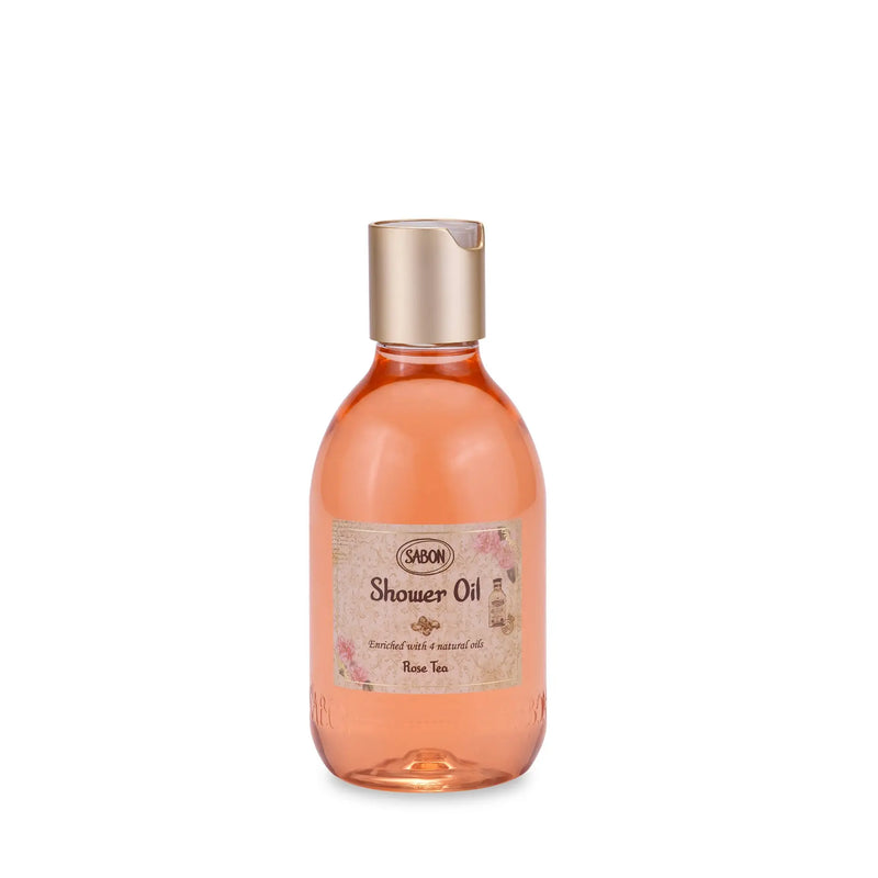 סבון נוזלי על בסיס שמנים רוז תה Sabon - Shower Oil Rose Tea 300ml