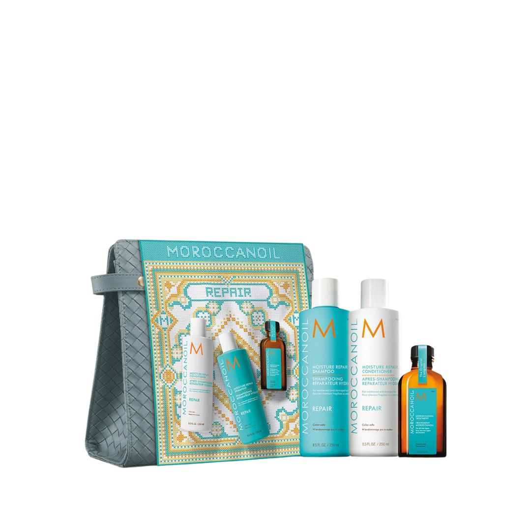 Moroccanoil  Holiday kit Repair מרוקן אויל מארז חג יוקרתי לשיקום השיער
