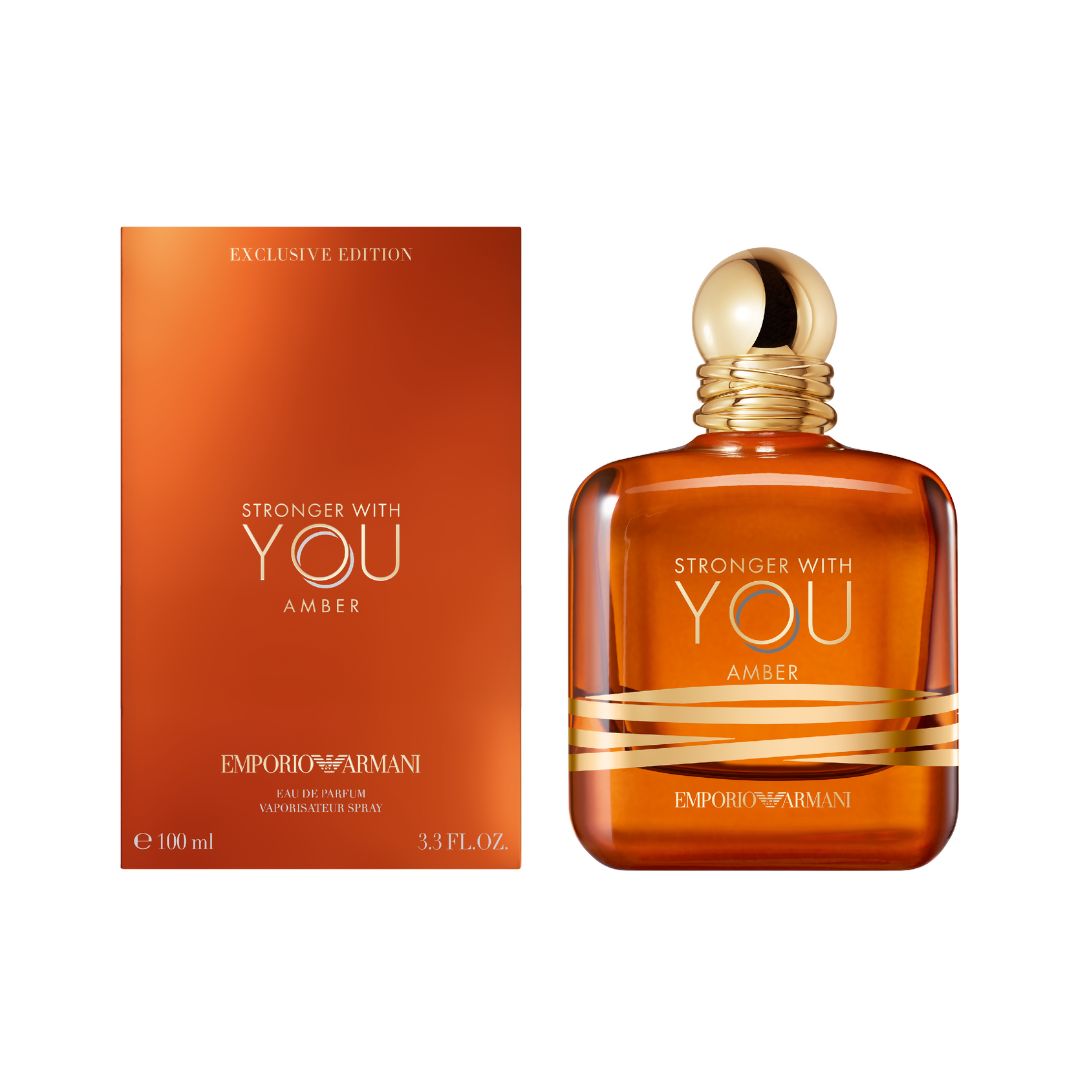 Emporio Armani Stronger With You Amber EDP 100ML אמפוריו ארמני בושם יוניסקס אמבר