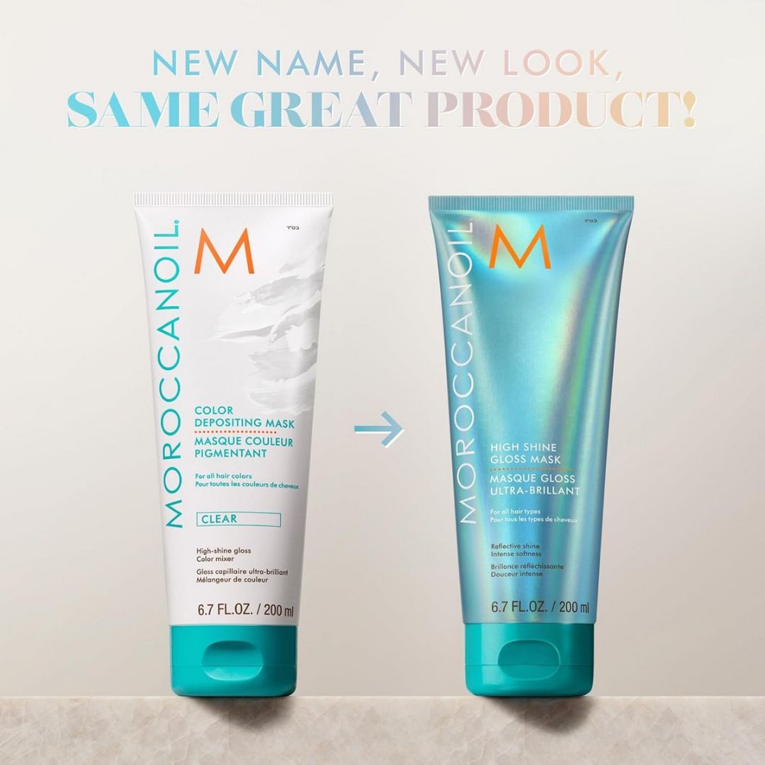 Moroccanoil High Shine Gloss Mask מרוקן אויל מסכת הזנה לברק וזוהר