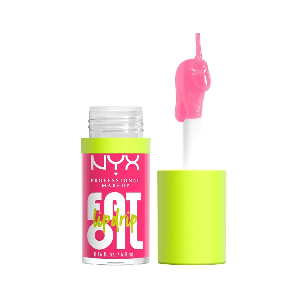 NYX Professional Fat Oil Lip Drip ניקס שמן שפתיים פאט אויל ליפ דריפ מעניק לחות עד 12 שעות