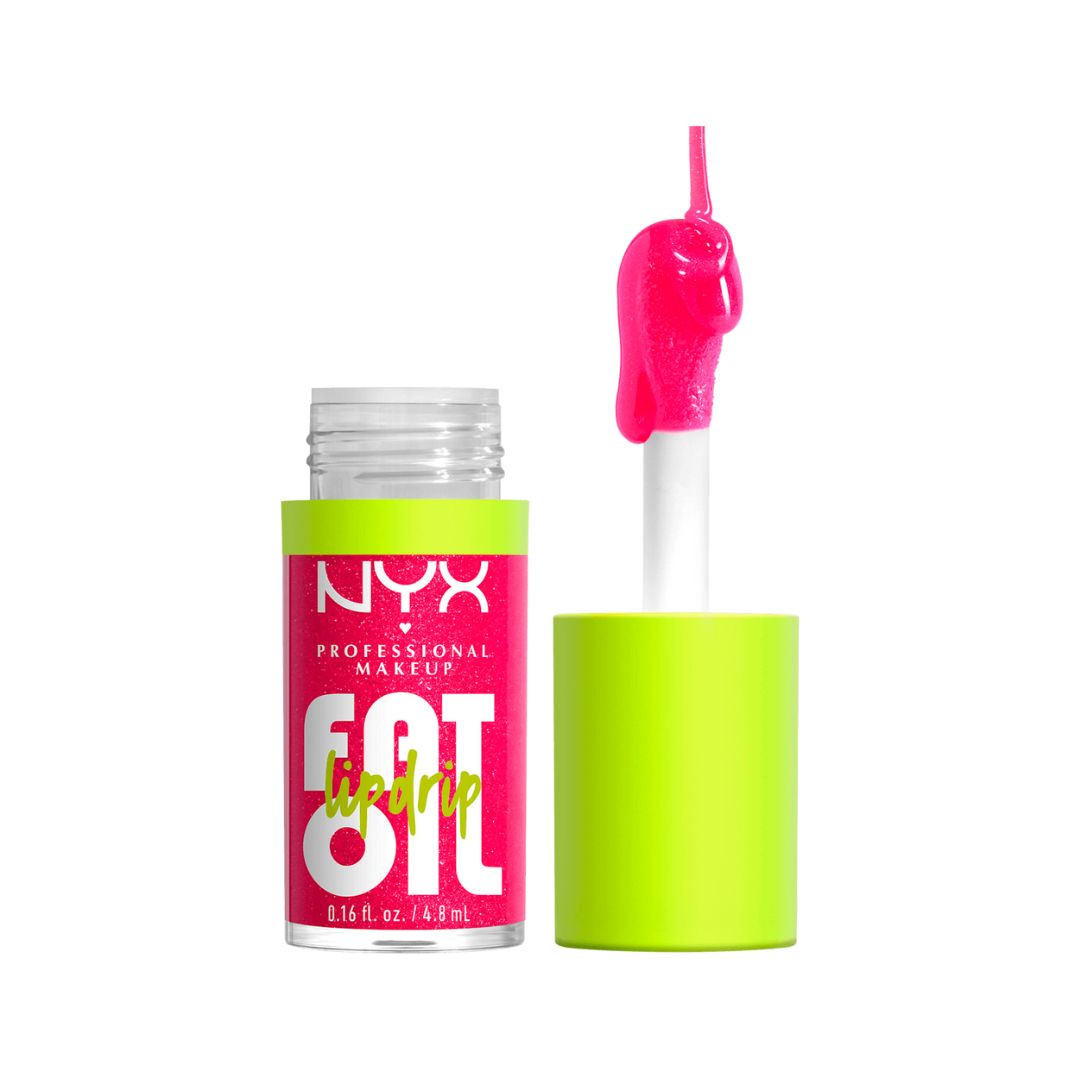 NYX Professional Fat Oil Lip Drip ניקס שמן שפתיים פאט אויל ליפ דריפ מעניק לחות עד 12 שעות