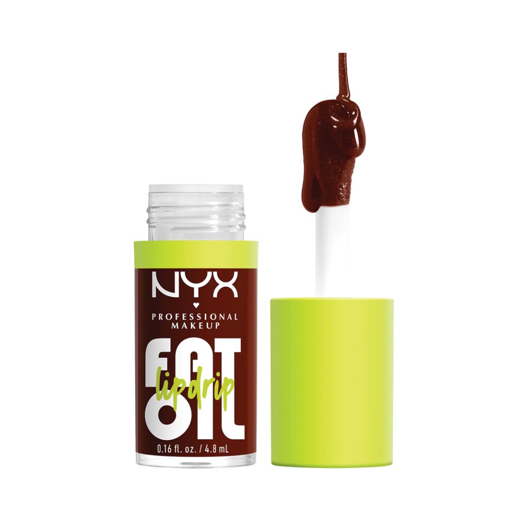 NYX Professional Fat Oil Lip Drip ניקס שמן שפתיים פאט אויל ליפ דריפ מעניק לחות עד 12 שעות