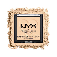 NYX Professional Can't Stop Won't Stop Mattifying Powder ניקס פודרה דחוסה