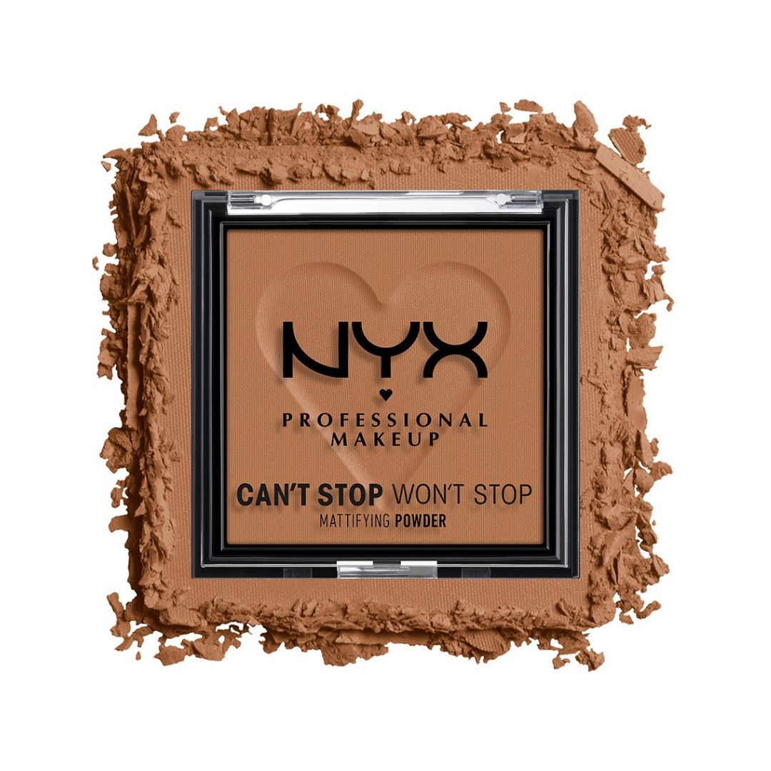 NYX Professional Can't Stop Won't Stop Mattifying Powder ניקס פודרה דחוסה
