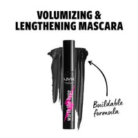 NYX Professional Worth The Hype Mascara ניקס מסקרה וורס זה הייפ למראה ריסים ארוכים ומלאים נפח