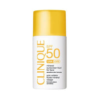 Clinique Spf50 Mineral Sunscreen Fluid For Face קליניק תכשיר הגנה מינראלי מקדם הגנה לפנים-GLAM42
