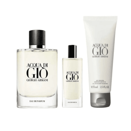 Giorgio Armani Aqua Di Gio Set Edp מארז ארמני אקווה די דיאו לגבר-GLAM42