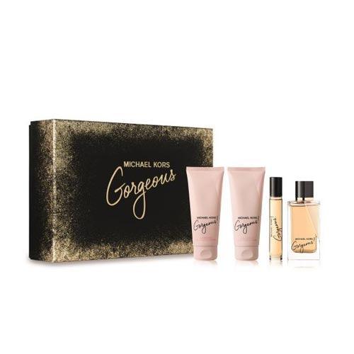 Michael Kors - Gorgeous 4PCS EDP For Women 100ML + BL 100ML + SG 100ML + Mini 10ML-GLAM42