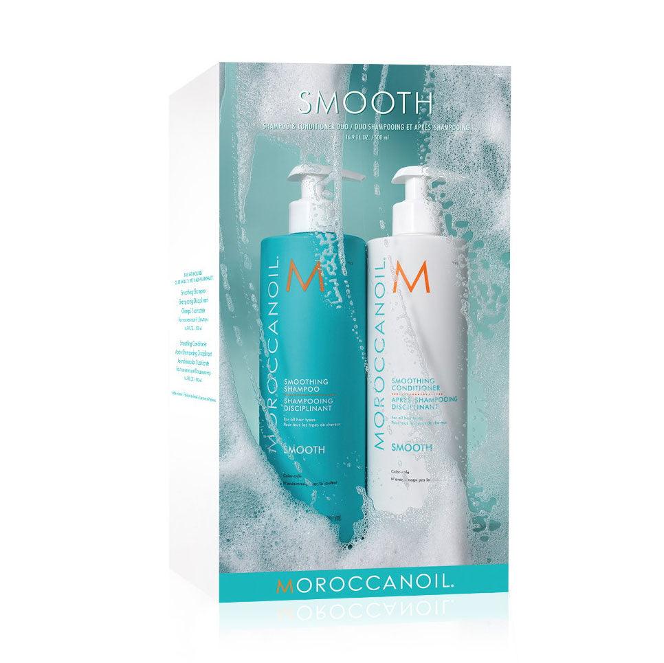 Moroccanoil Shampoo And Conditioner 500ml Smoothing מרוקן אויל מארז שמפו ומרכך מסדרת סמוטינג-GLAM42