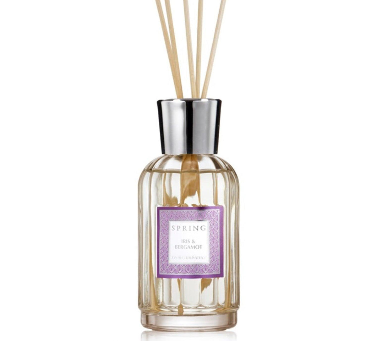 Spring Reed Diffuser 180Ml Iris & Bergamot ספרינג מפיץ ריח-GLAM42