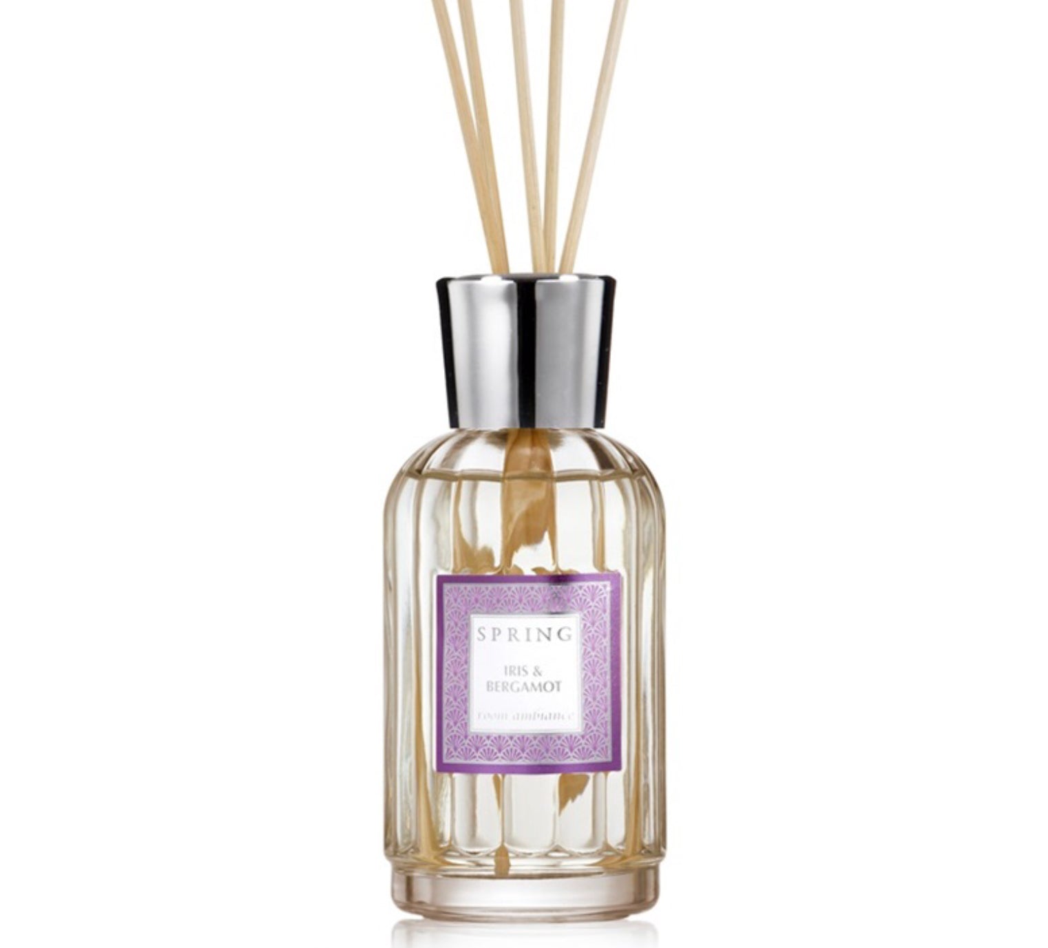 SPRING Reed Diffuser 180ml 'Iris & Bergamot'  ספרינג מפיץ ריח - GLAM42