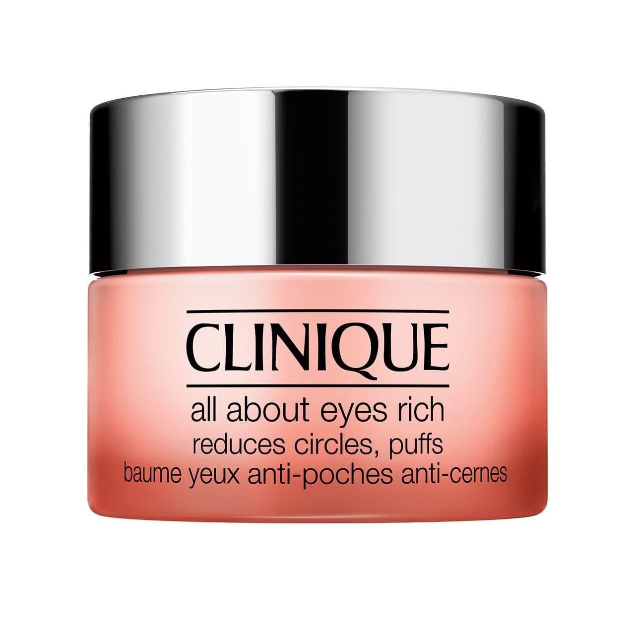 Clinique All About Eyes Rich קליניק קרם לחות לעיניים מזין במיוחד להפחתה של נפיחות ועיגולים כהים-GLAM42