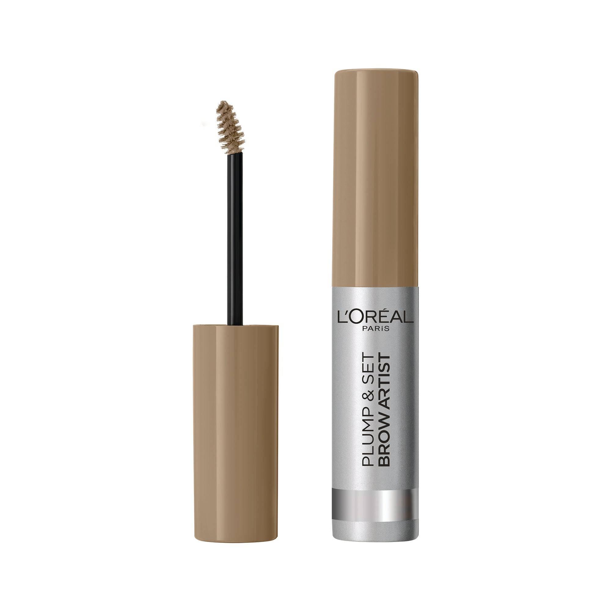 L'Oreal Paris Plump & Set Brow Artist לוריאל מסקרה לגבות גוון 101 בלונד-GLAM42