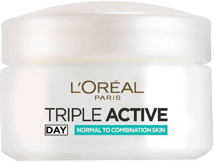 L'Oreal Paris Triple Active Day 50 קרם לחות פעולה משולשת לעור רגיל עד מעורב-GLAM42