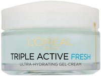 L'Oreal Paris Triple Active Fresh Gelלוריאל טריפל אקטיב ג'ל פרש קרם לחות אינטנסיבית עור רגיל עד מעורב-GLAM42