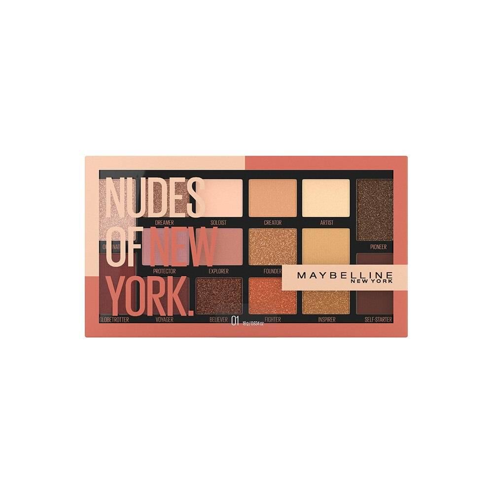 Maybelline New York Nudes Of Ny Palette מייבלין פלטת צלליות ניודס ניו יורק-GLAM42