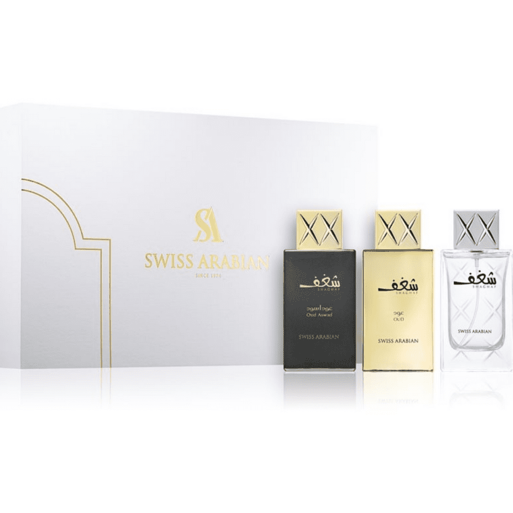 Swiss Arabian Shaghaf Edp Gift Set מארז סט בישום סוויס ארביאן שאגאף לגבר ולאישה-GLAM42