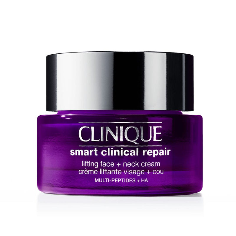 Clinique Smart Clinical Repair Lifting Face + Neck Cream קליניק קרם לחות אנטי אייג'ינג למיצוק והרמה של עור הפנים והצוואר-GLAM42