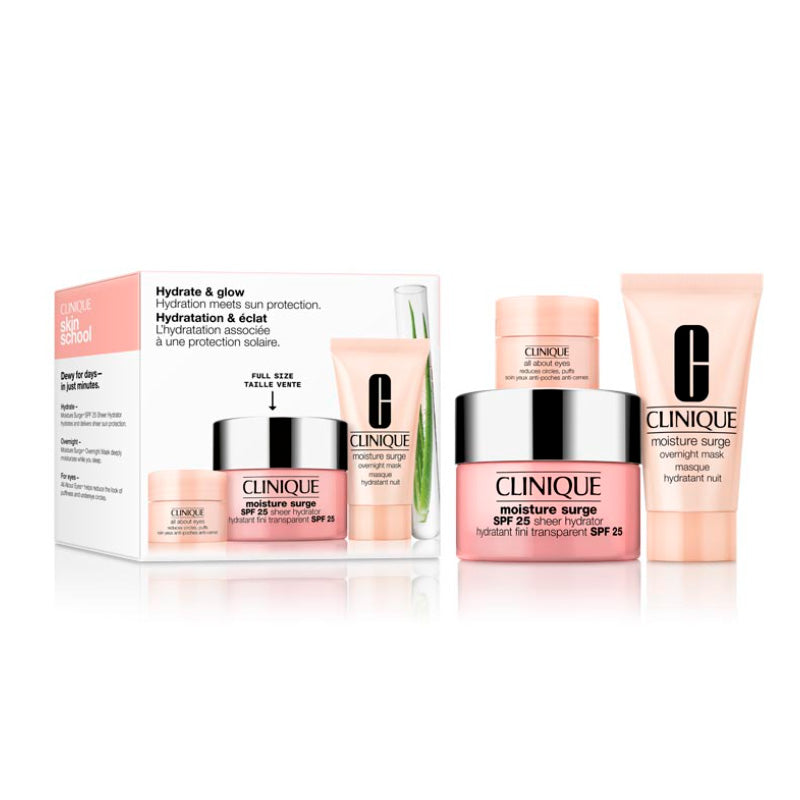 Clinique Moisture Surge Hydration Glow Set קליניק מארז לחות לפנים