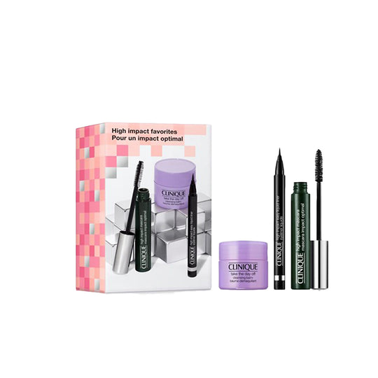 Clinique High Impact Mascara Set קליניק סט מסקרה היי אימפקט + אייליינר-GLAM42