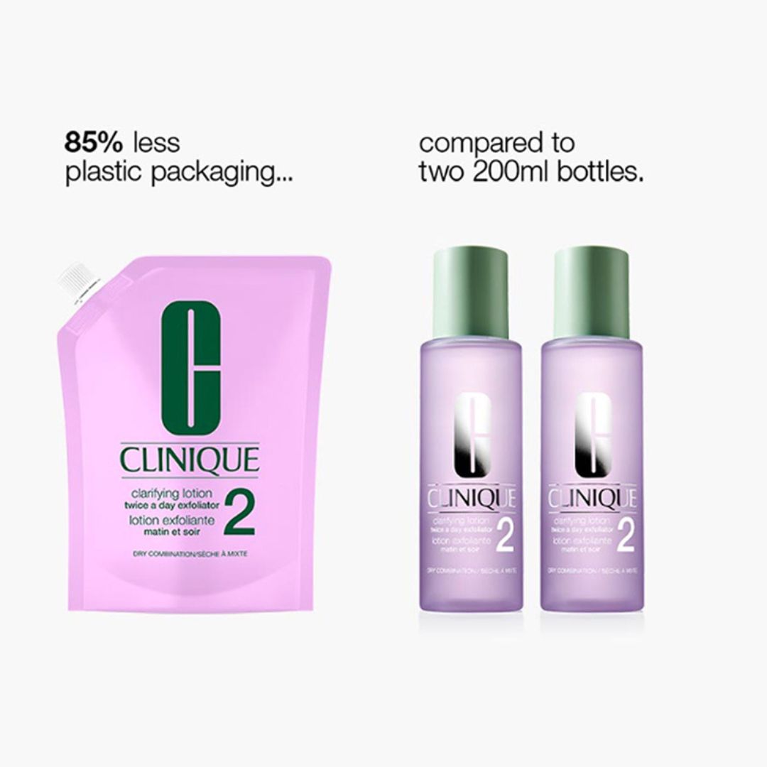 Clarifying lotion refillable TAD 2 400ML קליניק מי הסרה מספר 2 אריזת מילוי חוזר
