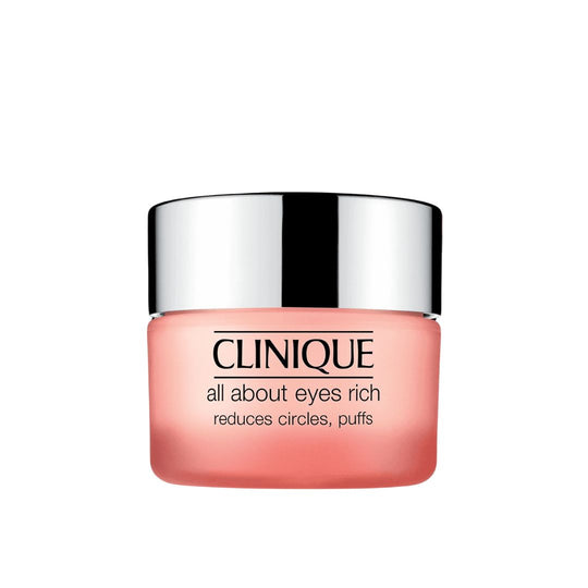 Clinique All About Eyes Rich 30ml קליניק קרם עיניים לטשטוש כהויות ונפיחות-GLAM42