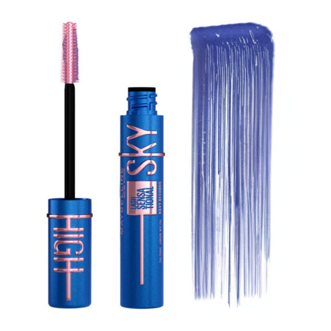 Maybelline Lash Sensational Sky High Mascara Navy  מייבלין מסקרה סקיי היי בגוון נייבי