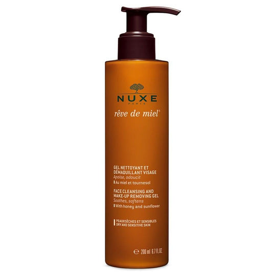 Nuxe Reve De Miel Cleansing Gel 200ML נוקס ג'ל מנקה ומסיר איפור-GLAM42